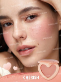 رژگونه کرمی قلبی طرح شیگلم