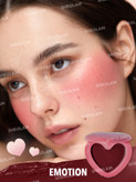 رژگونه کرمی قلبی طرح شیگلم