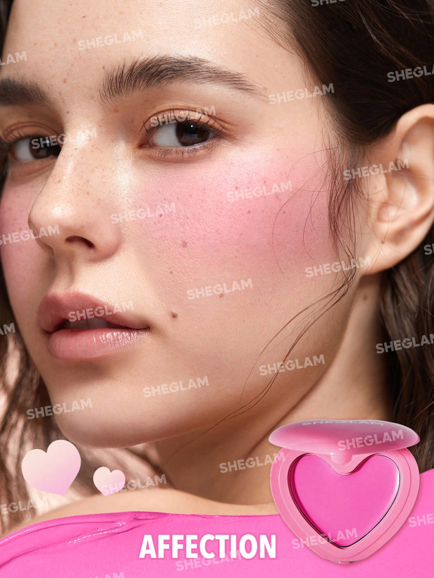 رژگونه کرمی قلبی طرح شیگلم